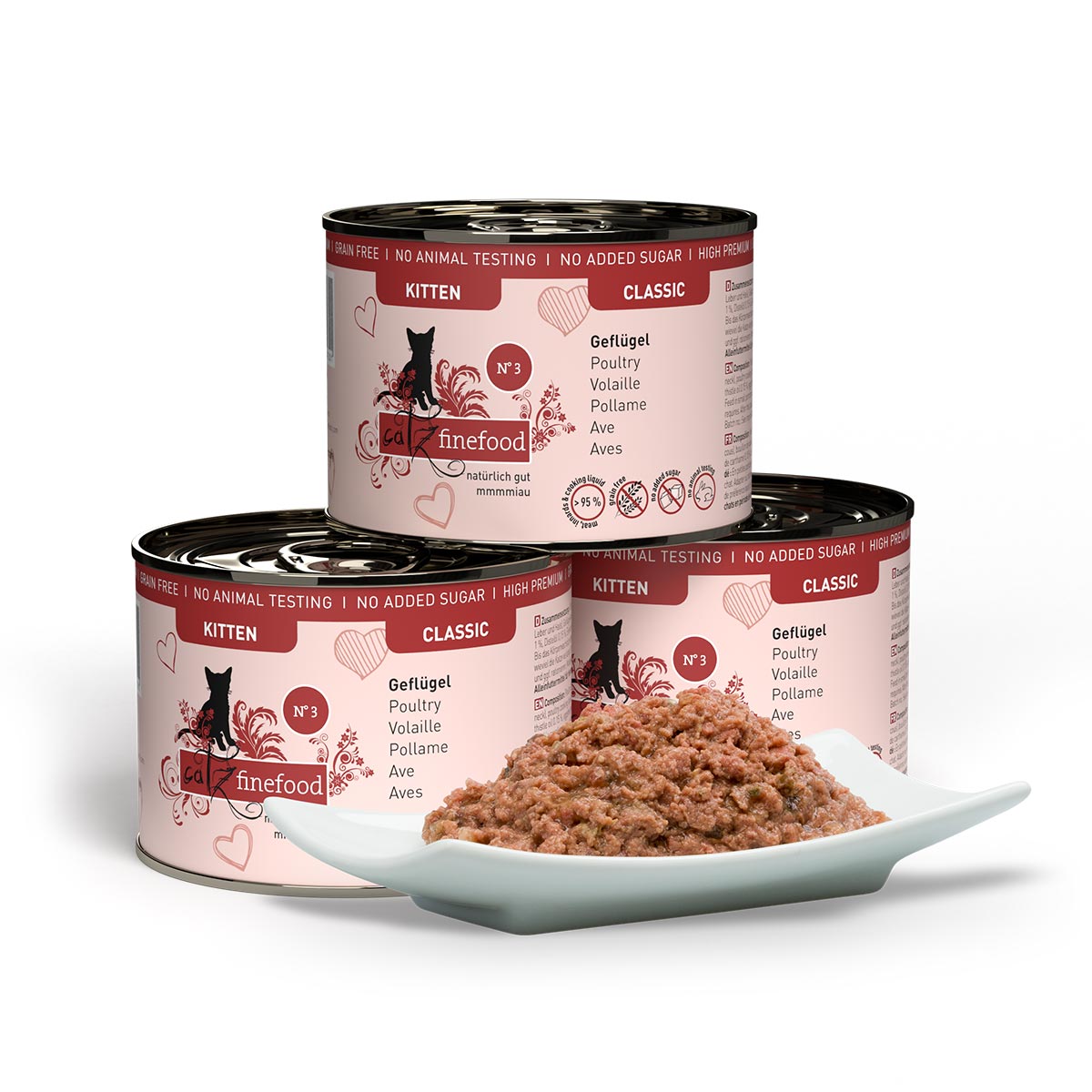 catz finefood Kitten No. 3 Geflügel günstig kaufen bei ZooRoyal