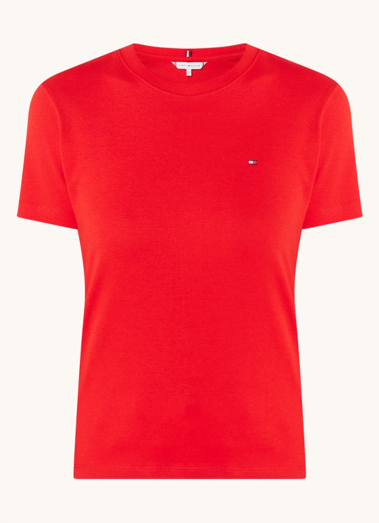 Tricou Tommy Hilfiger Cody cu logo brodat