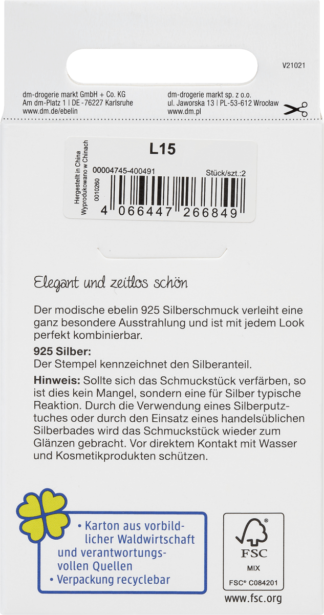 Creolen mit Zirkoniasteinen 925 Silber, 2 St