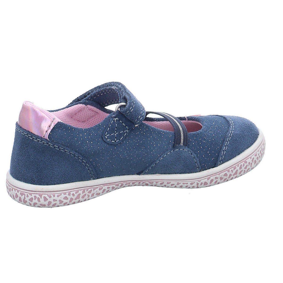 Mädchen Ballerinas Schuhe Taha Ballerina Kinderschuhe Veloursleder gemustert Ballerinas
