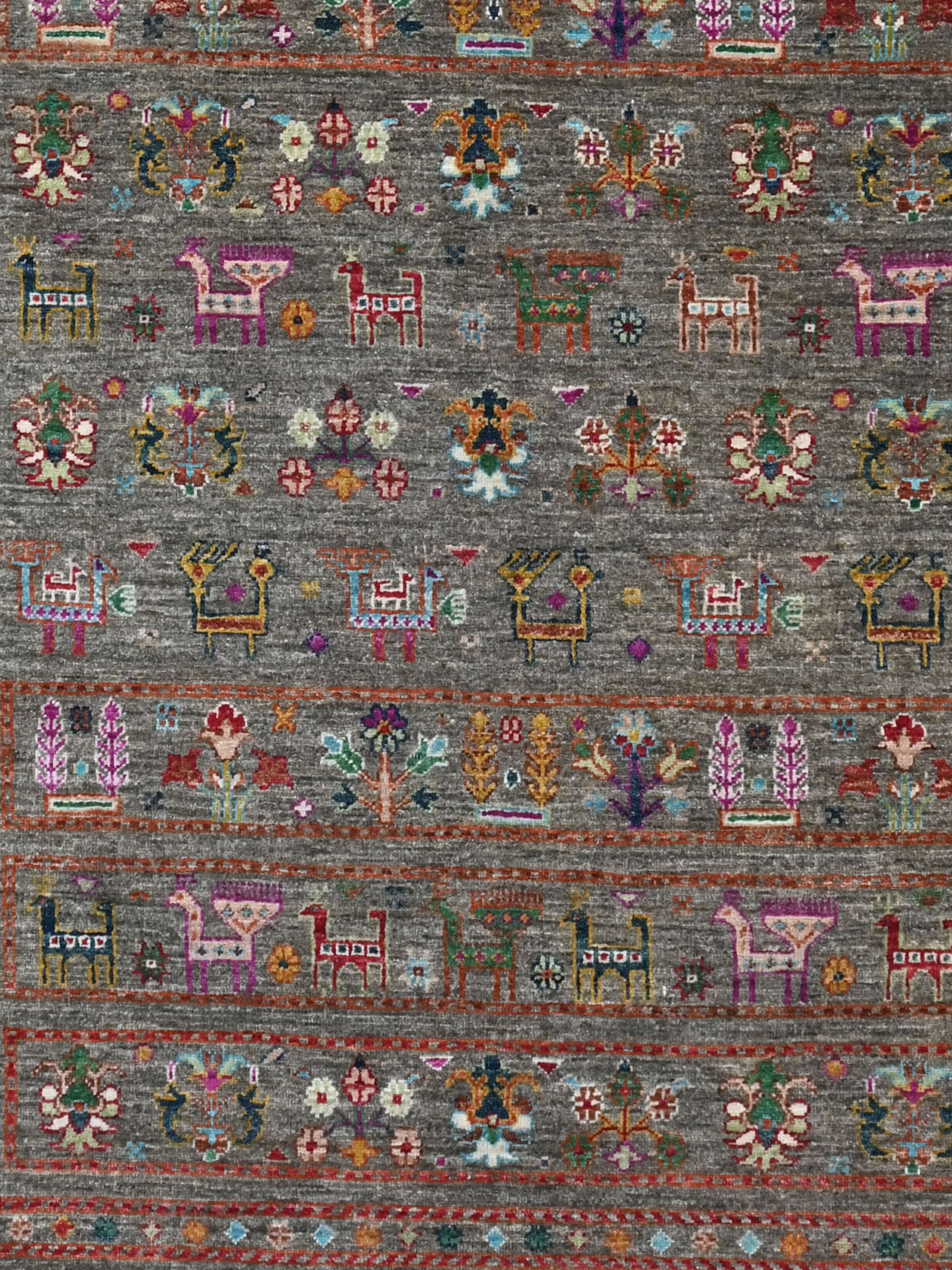 Chobi Schal ca. 153 x 199 cm, Unikat / Einzelstück