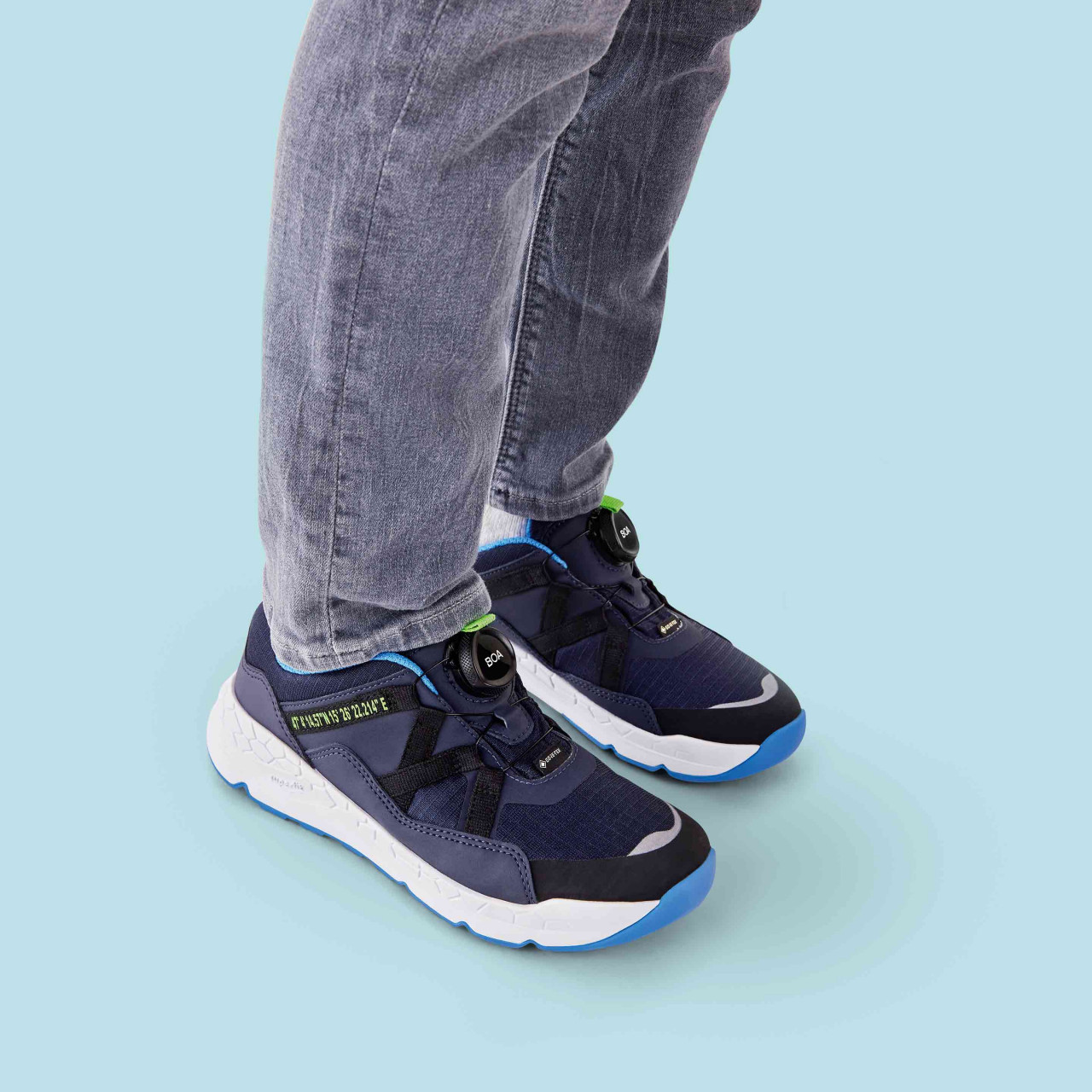 FREE RIDE - Blau/HellblauSneaker low mit BOA® Drehverschluss