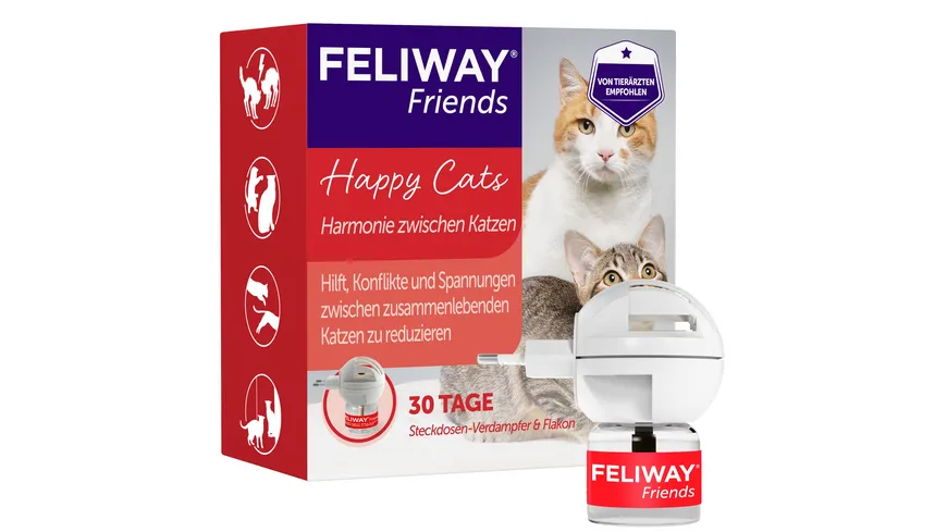 Feliway Katzenzubehör Friends Happy Start Set 48 ml