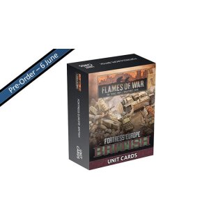 British Unit Cards (Late War x24 cards) (EN)