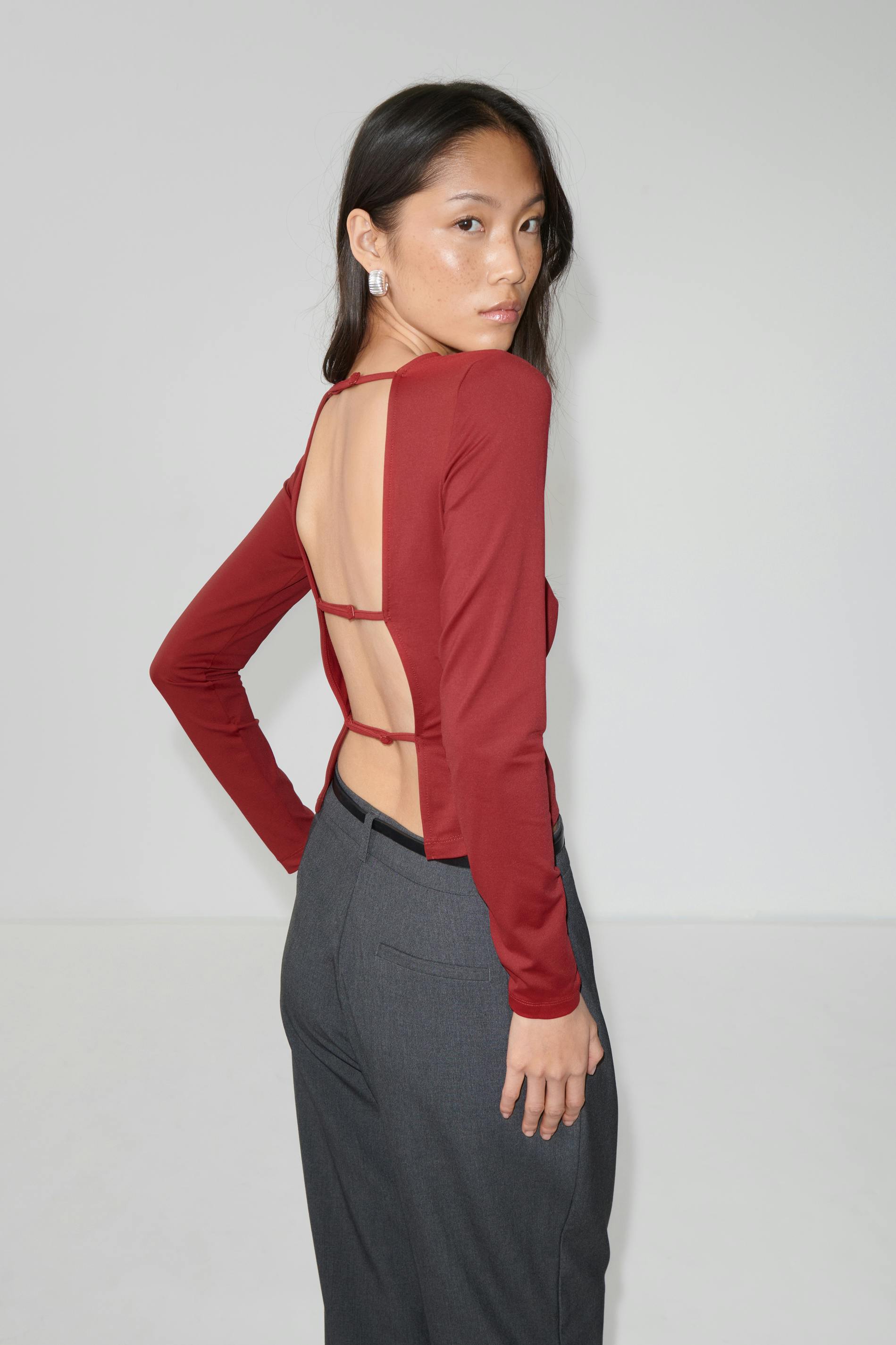 Open back top