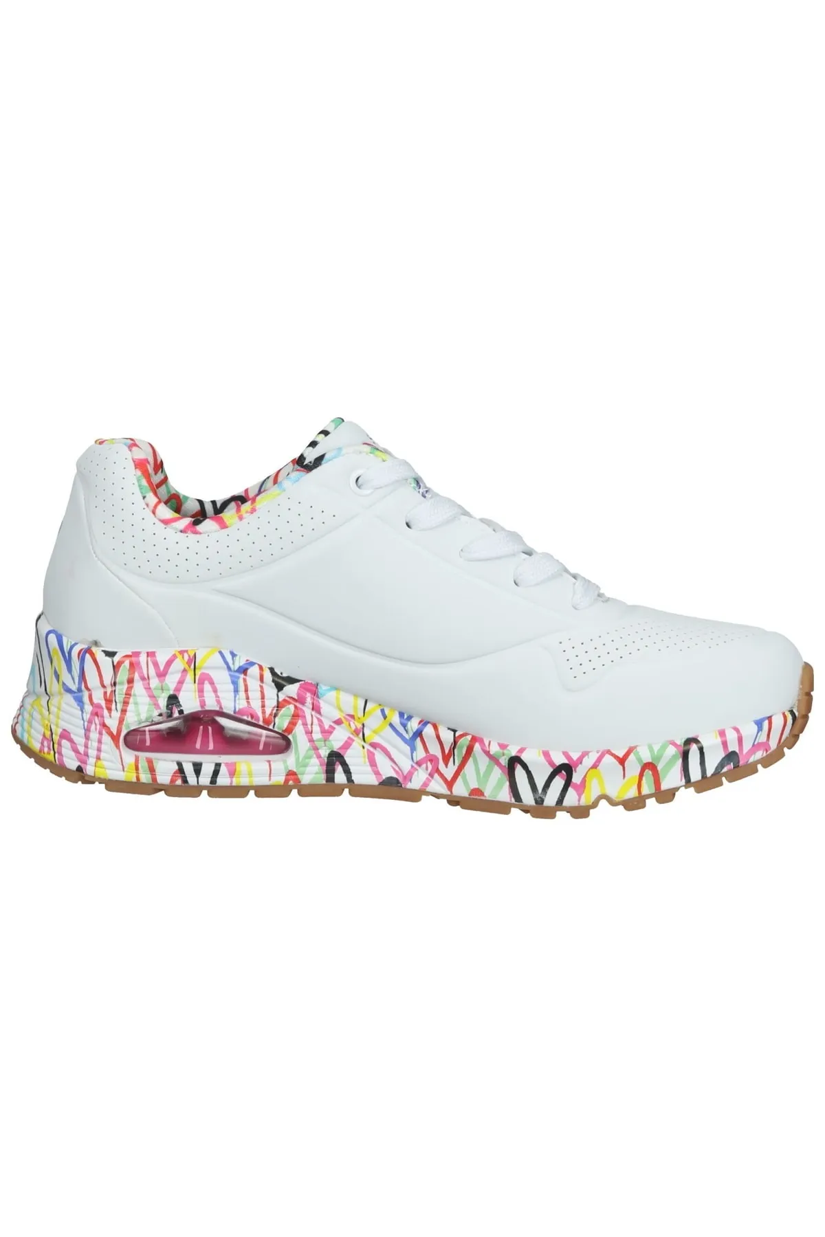 SKECHERS  Sneaker - Weiß - Flacher Absatz