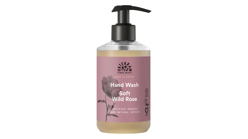 URTEKRAM Flüssigseife Soft Wild Rose 300 ml