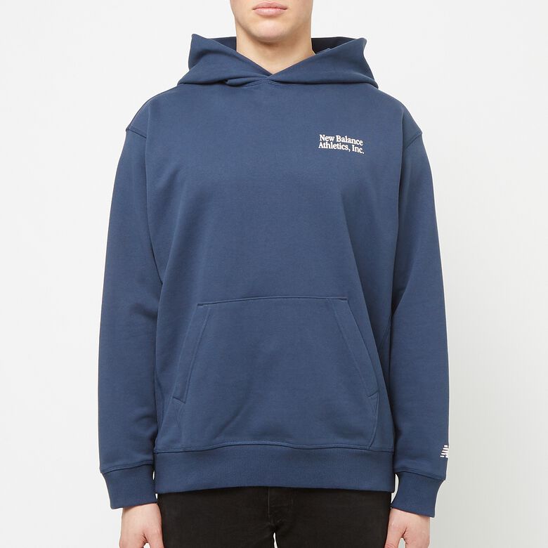 New Balance Athletics Embroidered Relaxed Hoodie nb navy