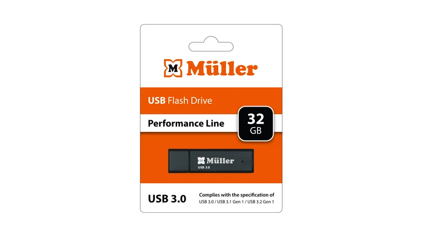 Müller USB-Stick 3.0 / 32GB Performance Line