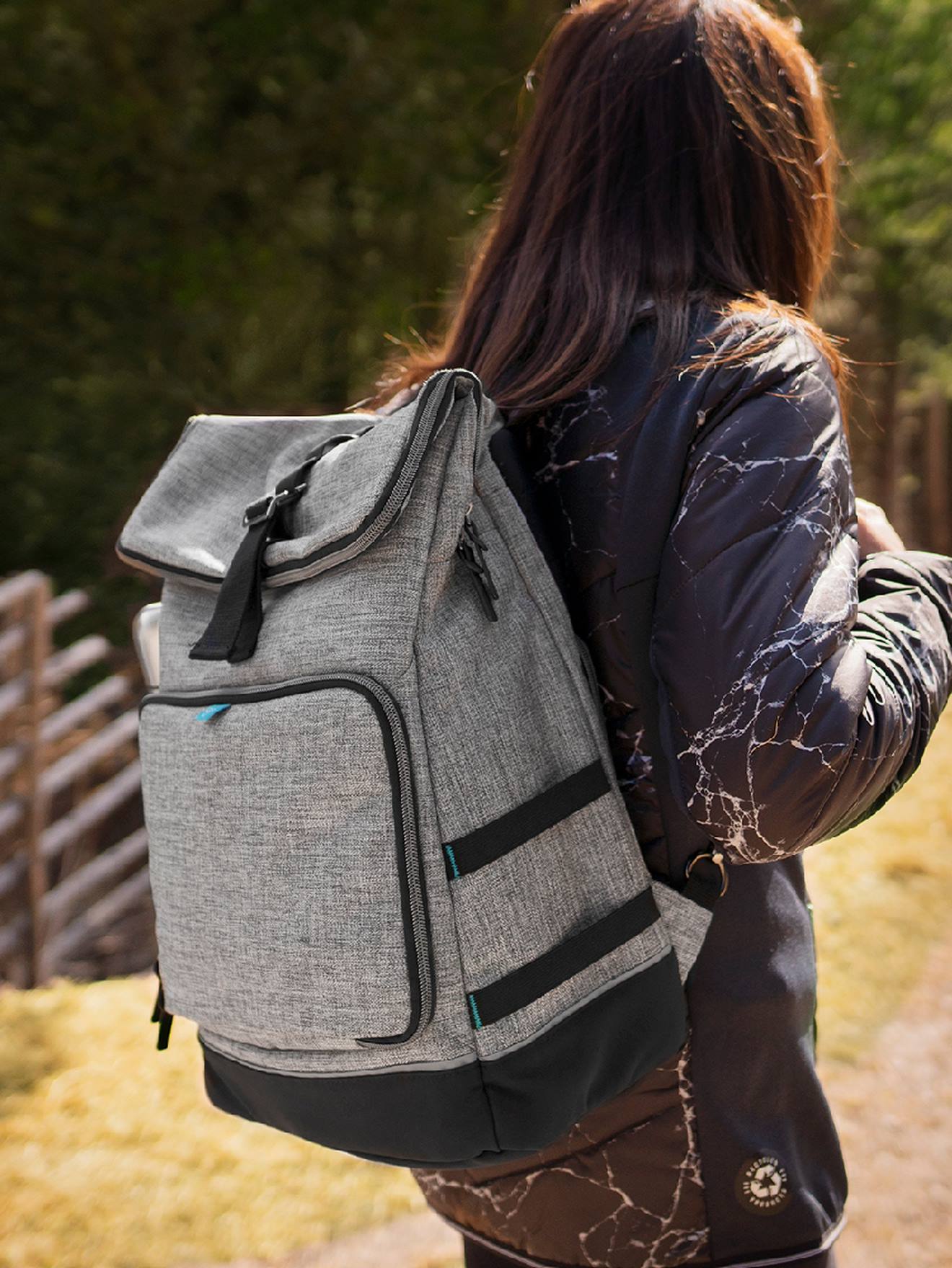 Sac à dos à langer BABYMOOV Le Sancy gris smokey