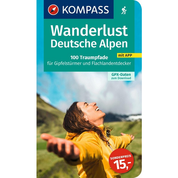 KOMPASS WANDERLUST DEUTSCHE ALPEN - Wanderführer