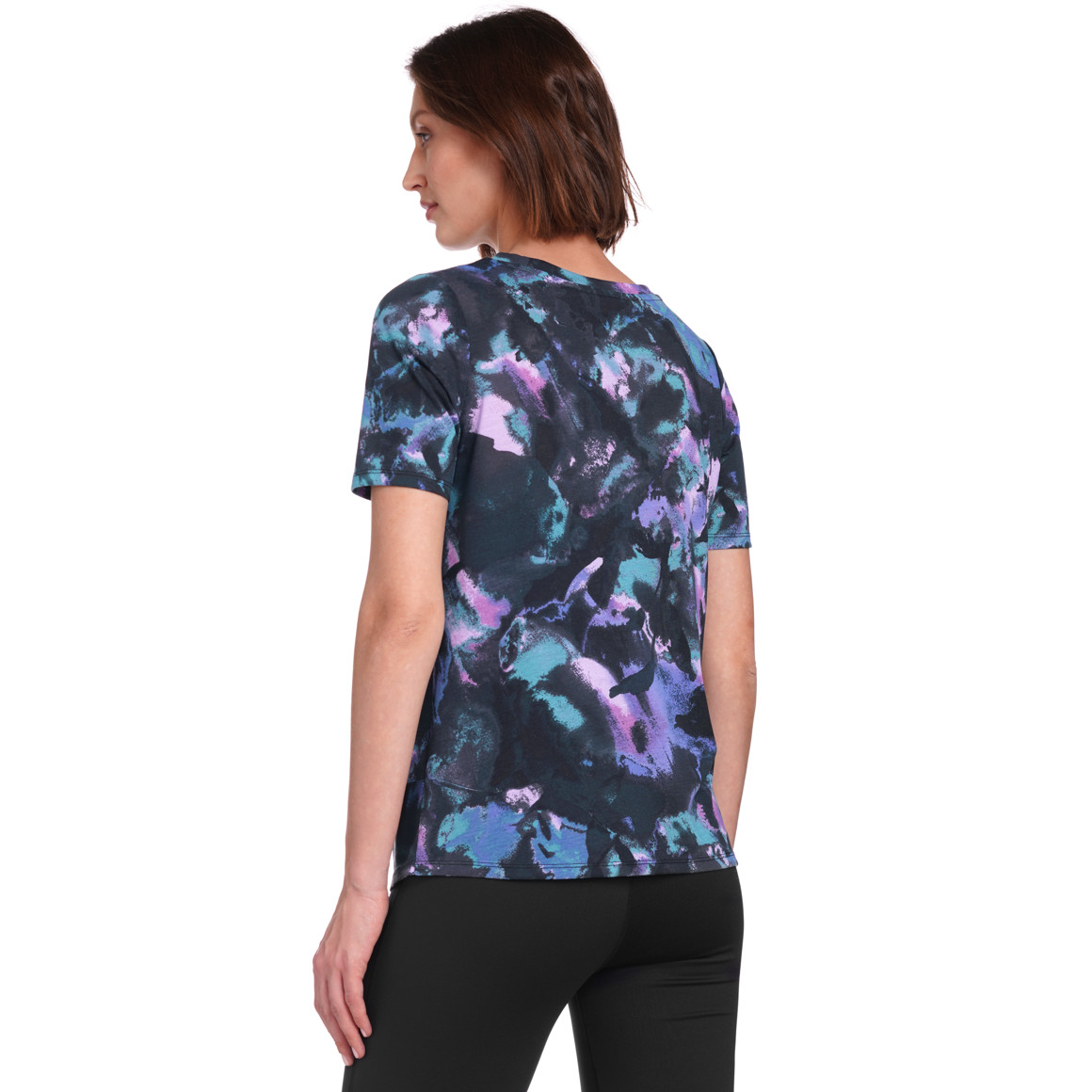 Damen Yoga-T-Shirt mit Knotendetail