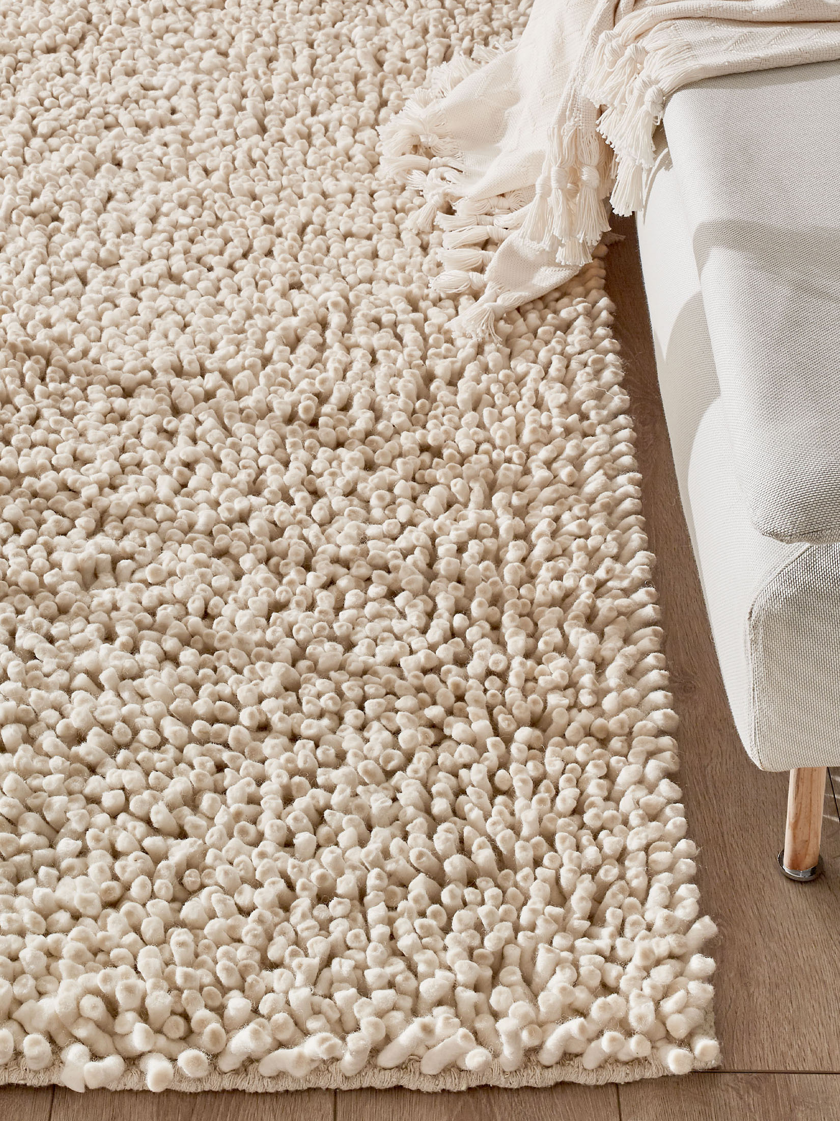 Woolwalker Royal Woll-Teppich, Hellbeige