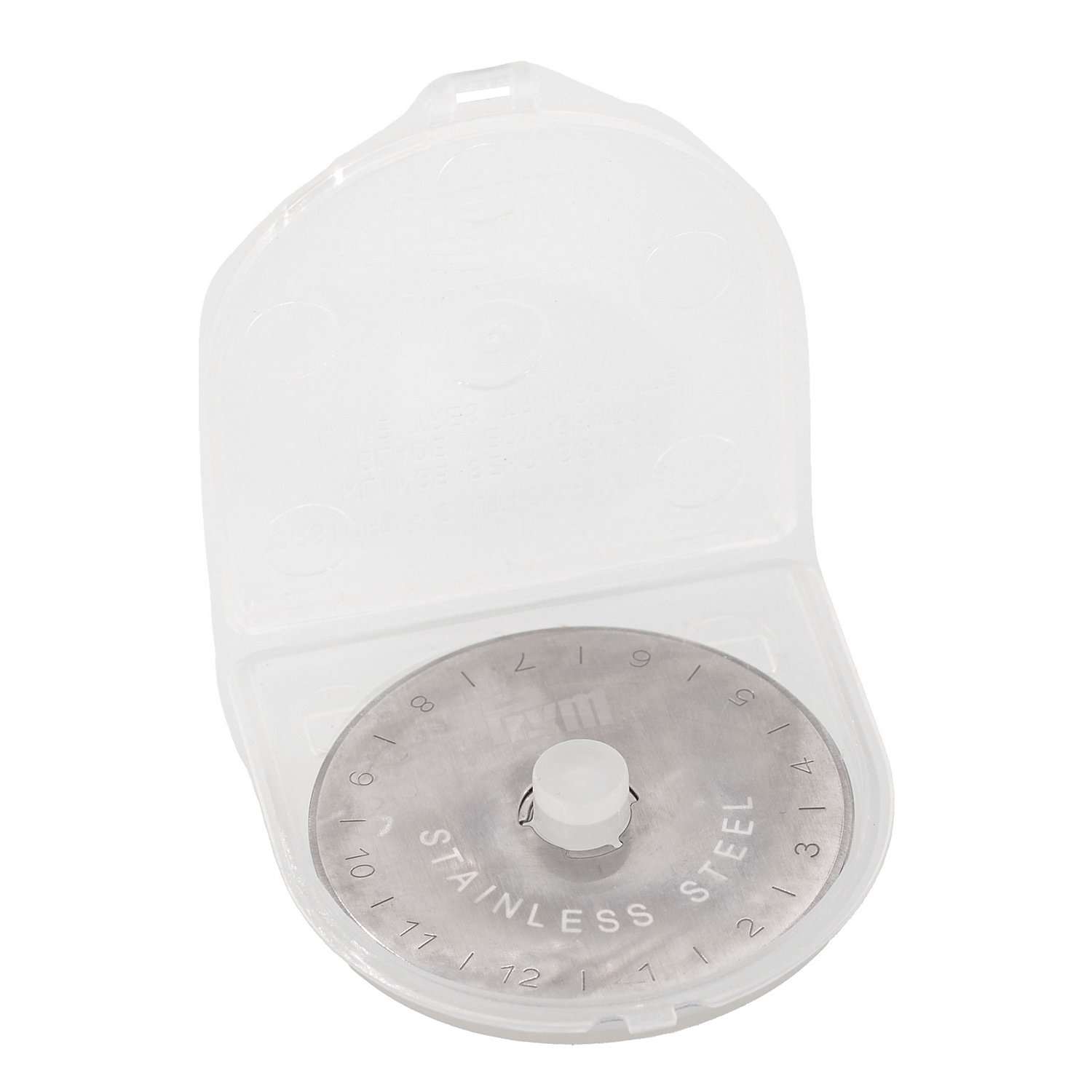 Prym Ersatzklingen, gerade Linie, für Maxi Rollschneider, Größe: 45 mm Ø, Inhalt: 3 Stück