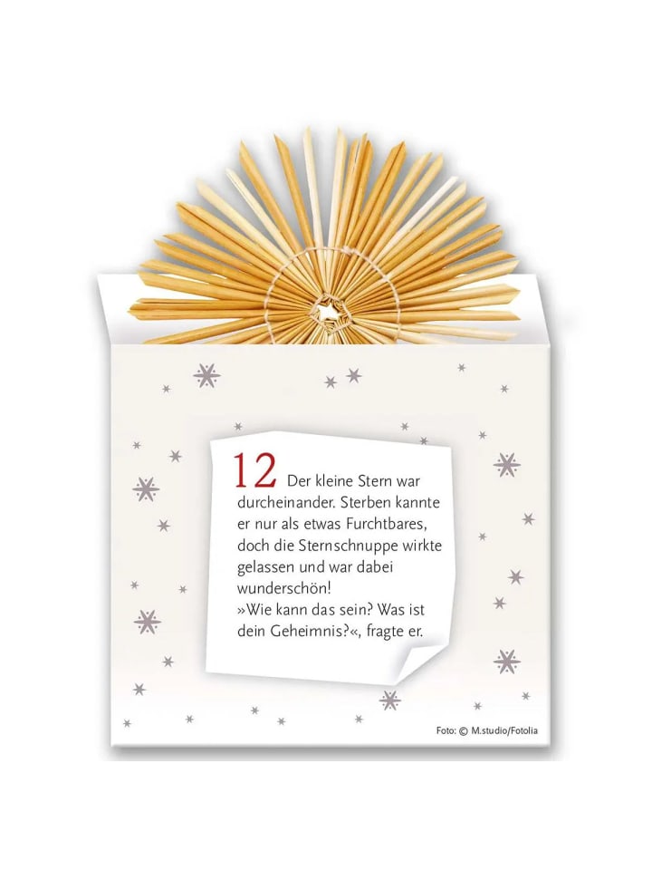 St. Benno Der Strohsterne-Adventskalender | mit einem Impuls für jeden Adventstag günstig kaufen onesize