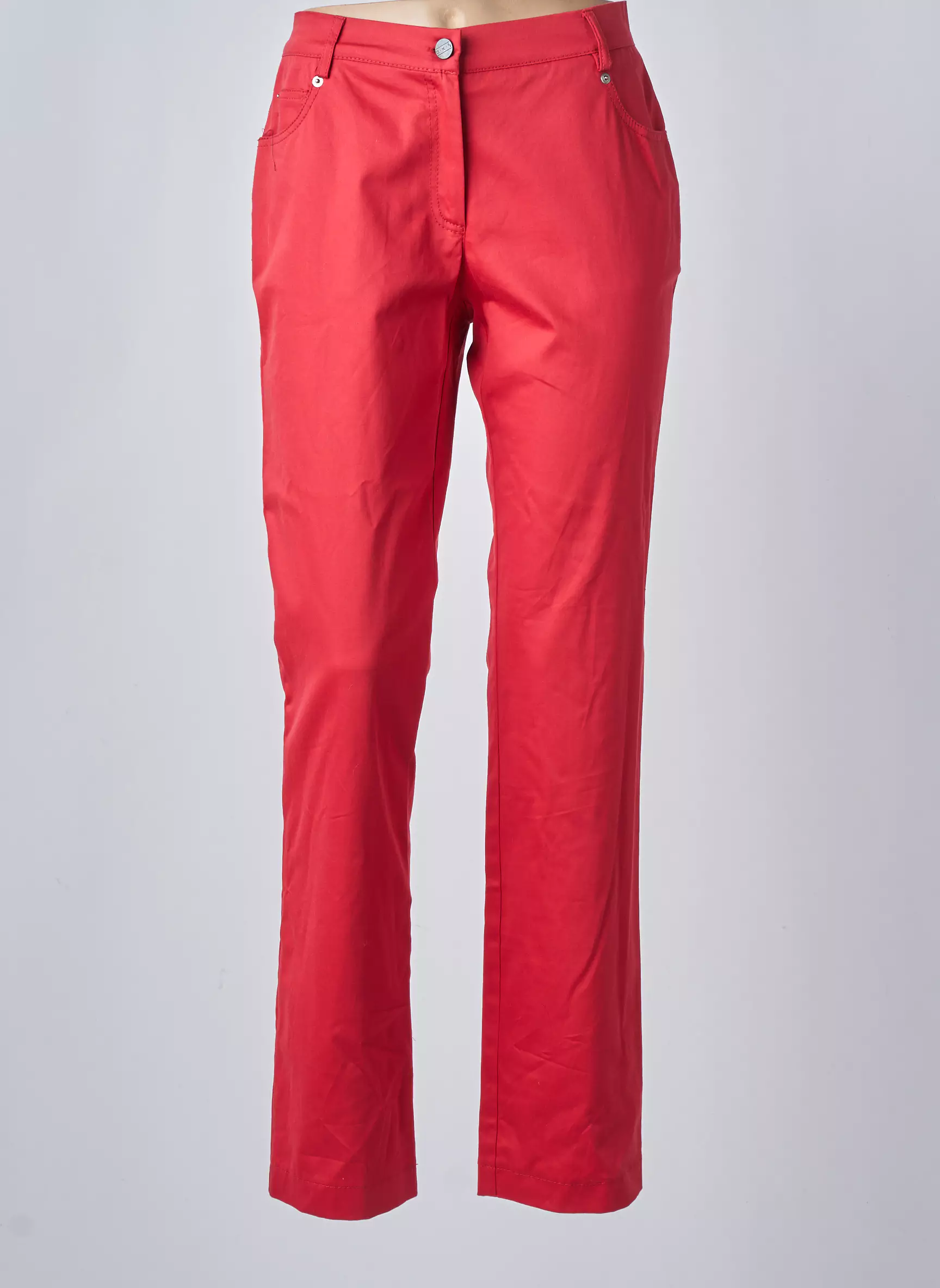 O K S Pantalons Slim Femme couleur rouge