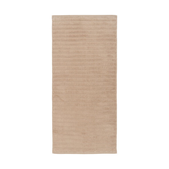 Handtuch Hoch/Tief, 2 x 2er Set, beige