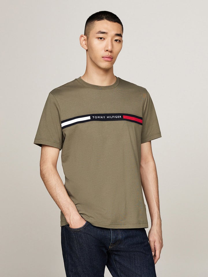 Tommy Hilfiger Shirt in Khaki günstig kaufen