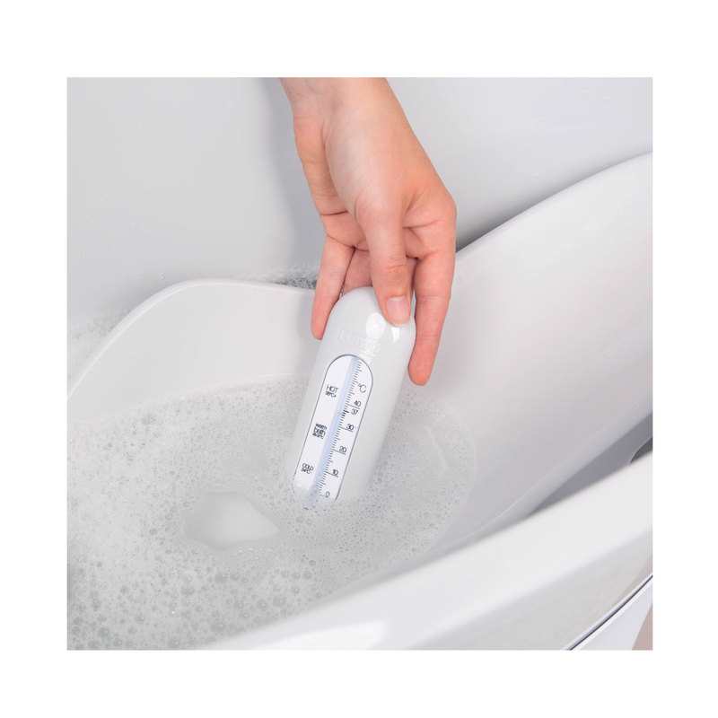 Thermomètre de bain gris clair Babytolove