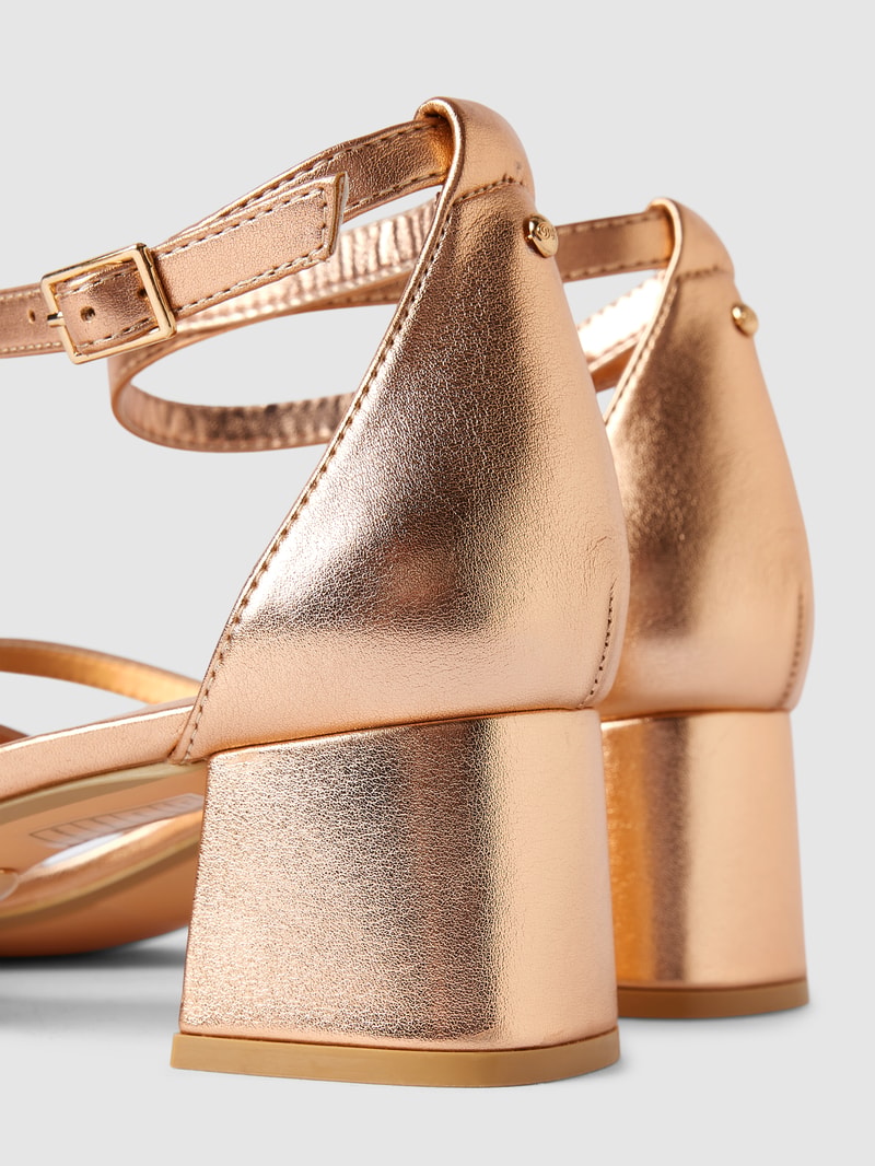 Sandalette mit Dornschließe Modell 'LILLY GRACE' in rose gold