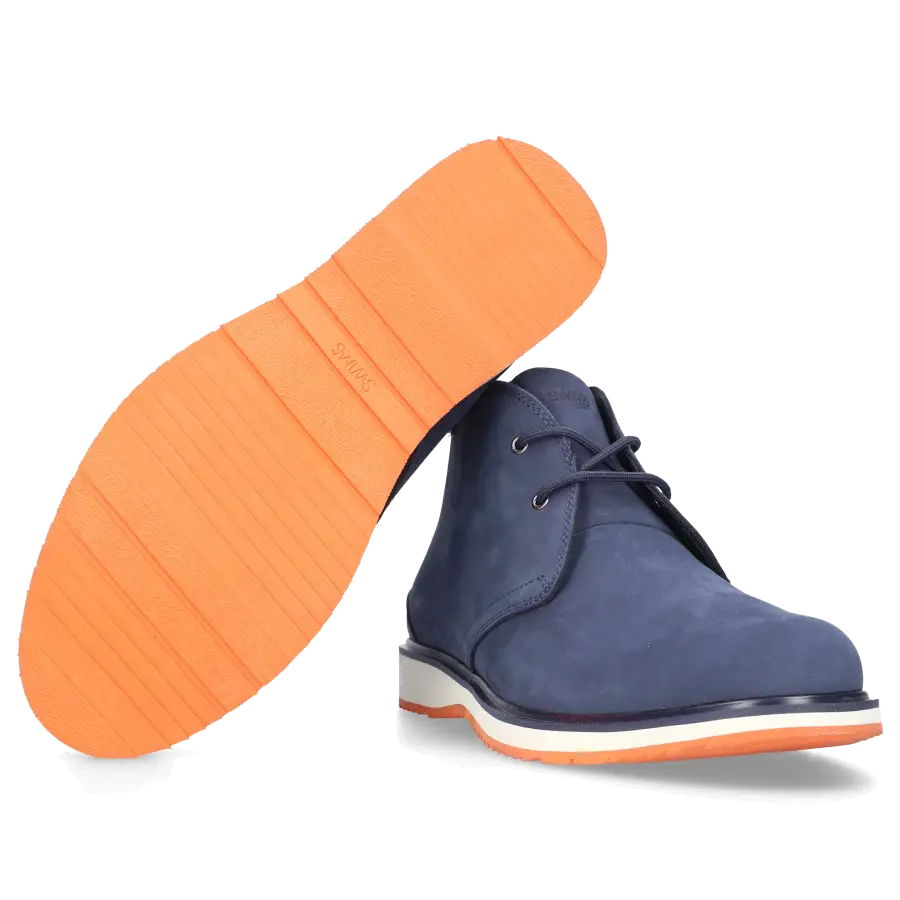 Swims - Stiefeletten BARRY CHUKKA CLASSIC Veloursleder - blau