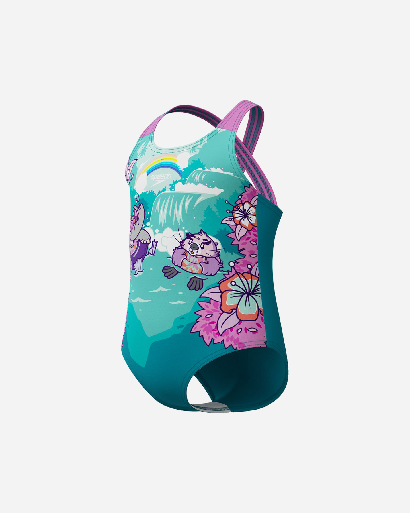 Speedo Printed Crossback Junior Suit do basenu 8-00314218254