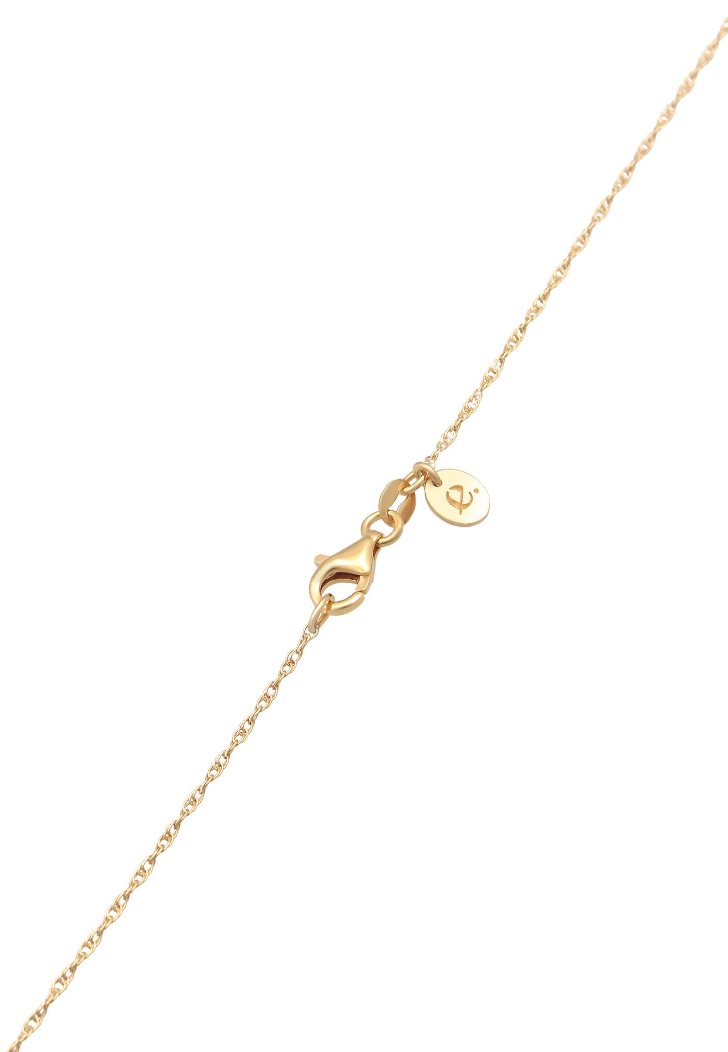 Collana da donna Elli PREMIUM Elli PREMIUM Elegante ciondolo a goccia con cristallo di vetro in argento sterling 925 placcato oro