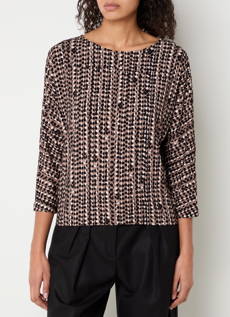 OPUS Sebry top with polka dot print