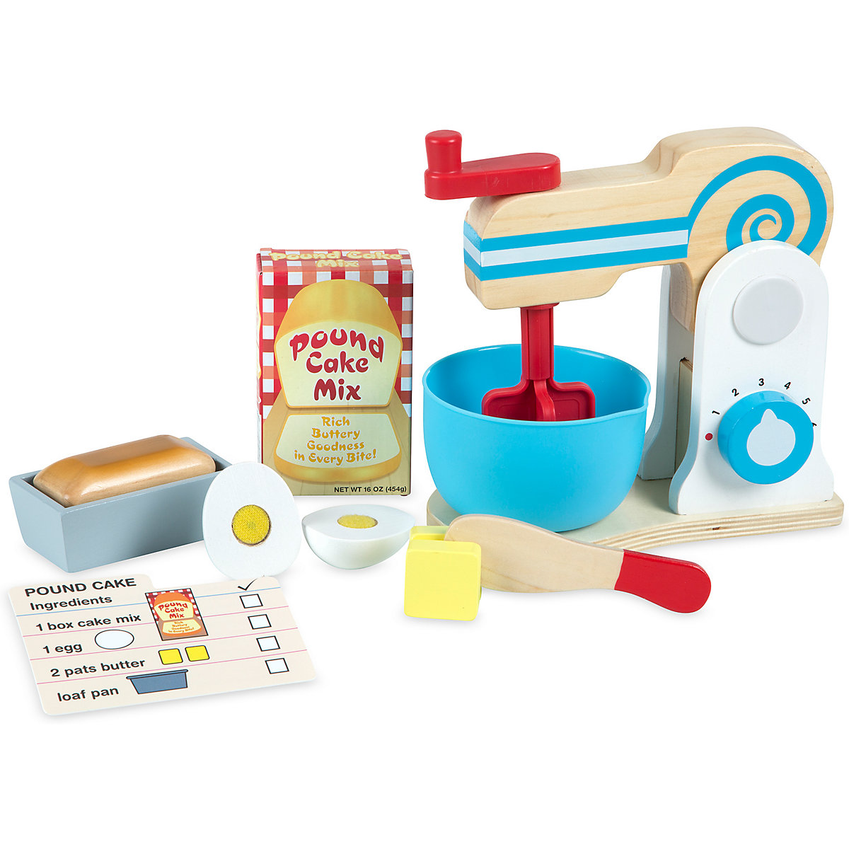 Mixer-Set aus Holz