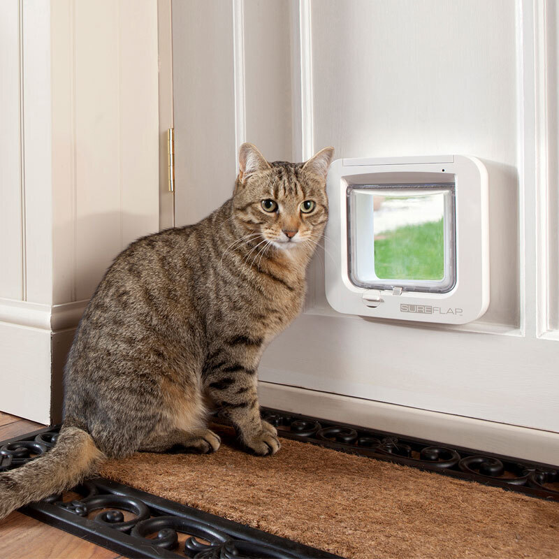 SureFlap Klappen & Türen SureFlap Mikrochipgesteuerte Katzenklappe weiß