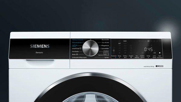 SIEMENS Waschtrockner iQ500 WN44G240, 9 kg, 6 kg, 1400 U/min