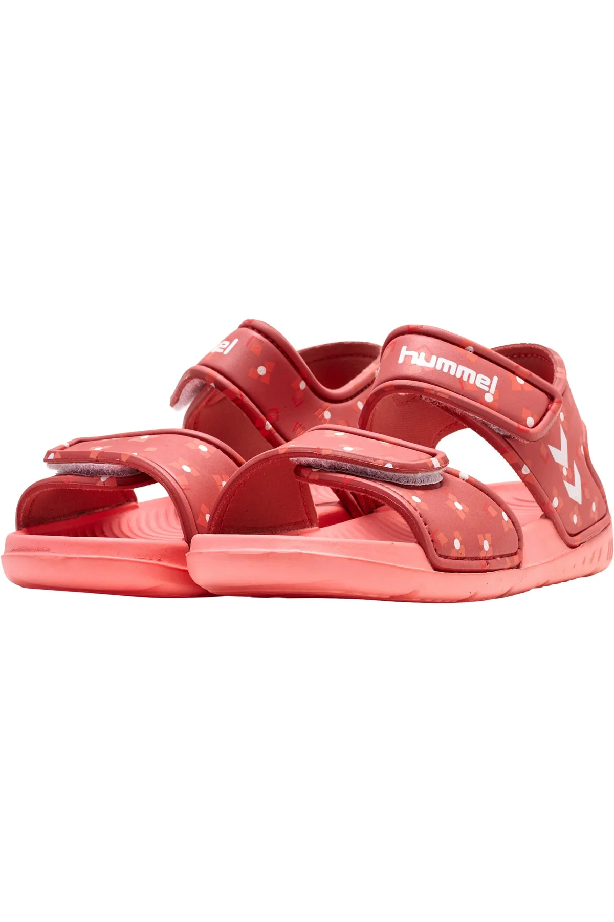 hummel  Pantolette - Rot - Flacher Absatz