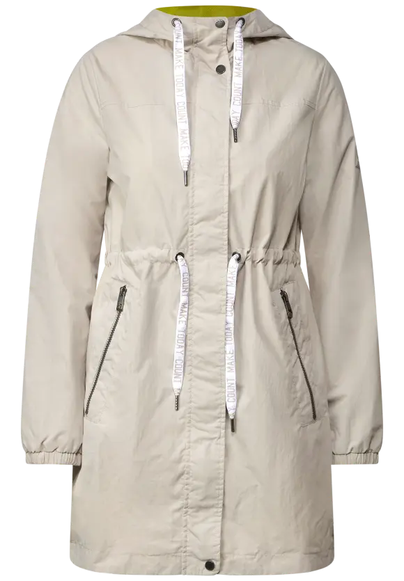 CECIL Leichter Parka in Unifarbe