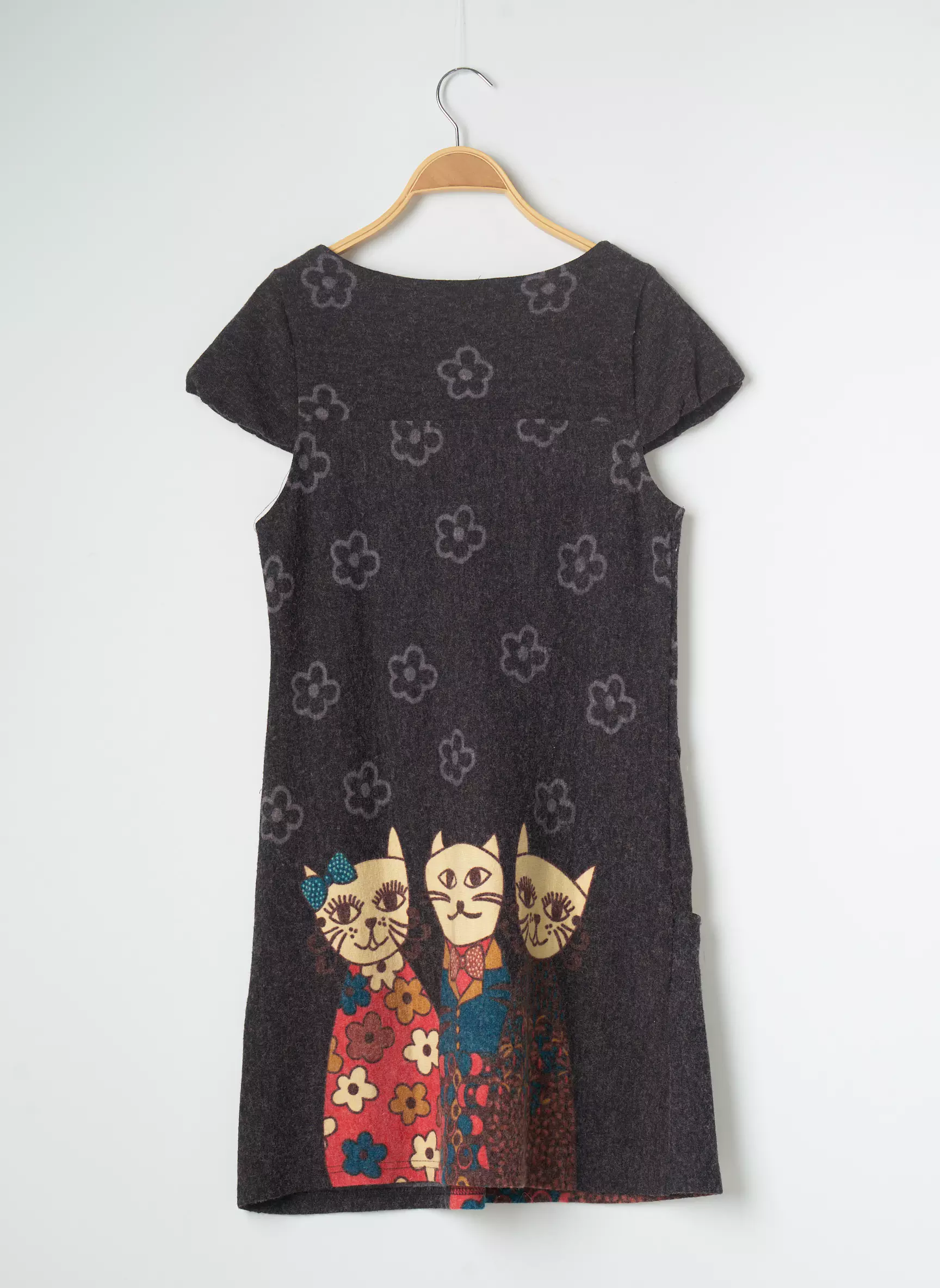Cherry Robes Courtes Femme couleur gris