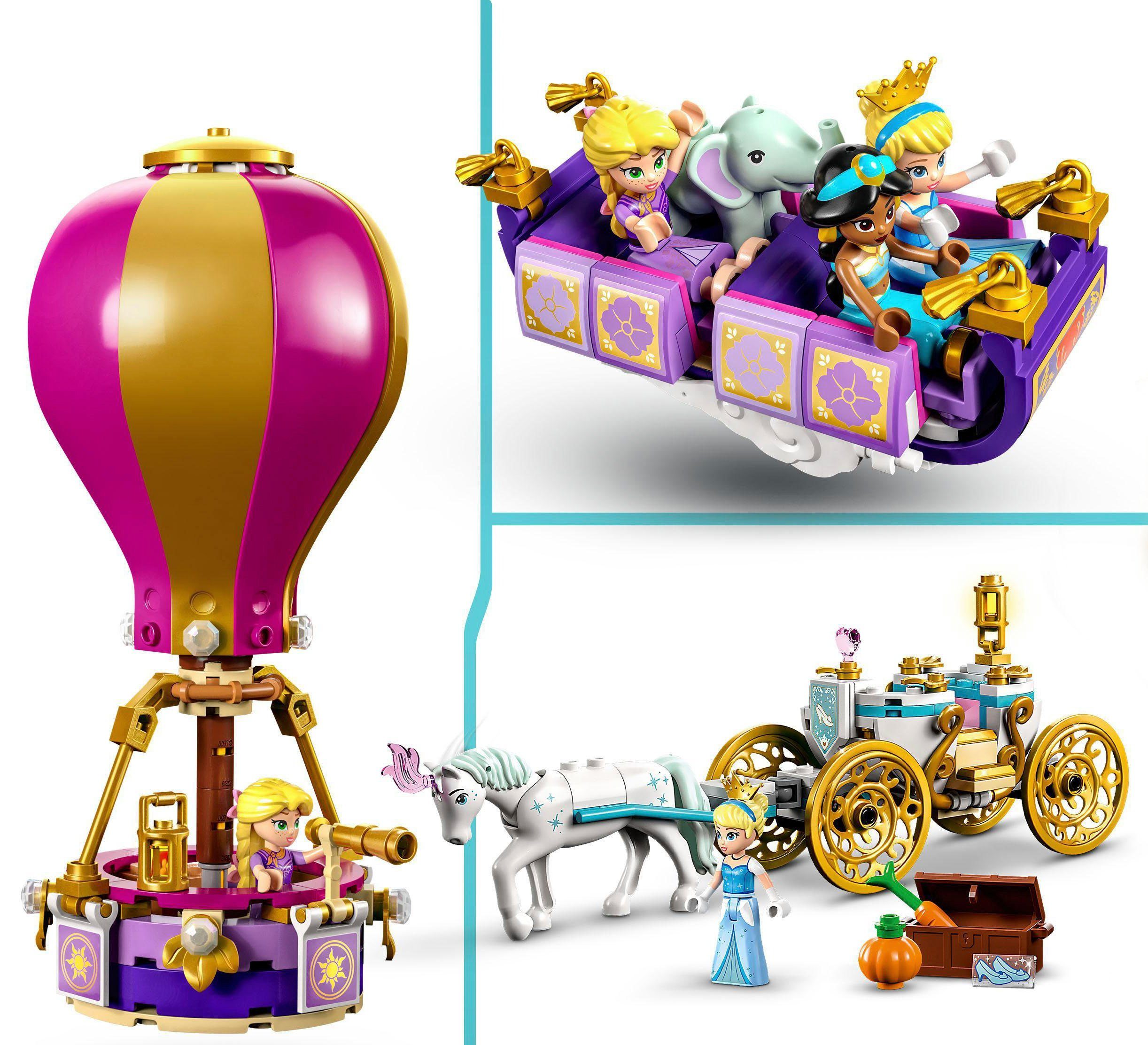 LEGO® Konstruktionsspielsteine Prinzessinnen auf magischer Reise (43216), LEGO® , (320 St), Made in Europe