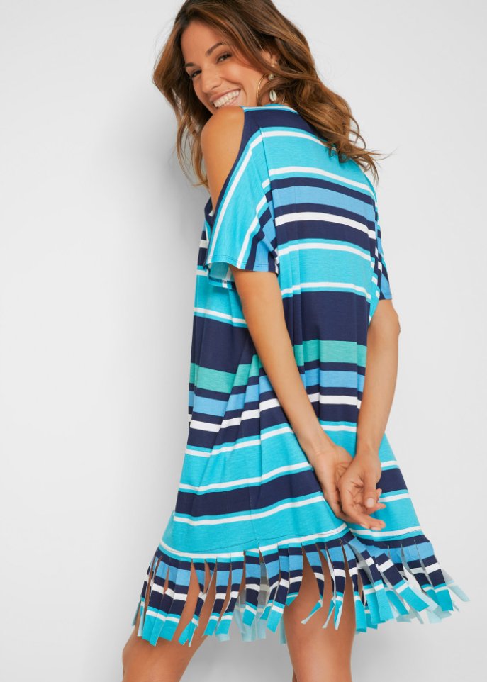 Strand Longshirt mit Cut-Outs