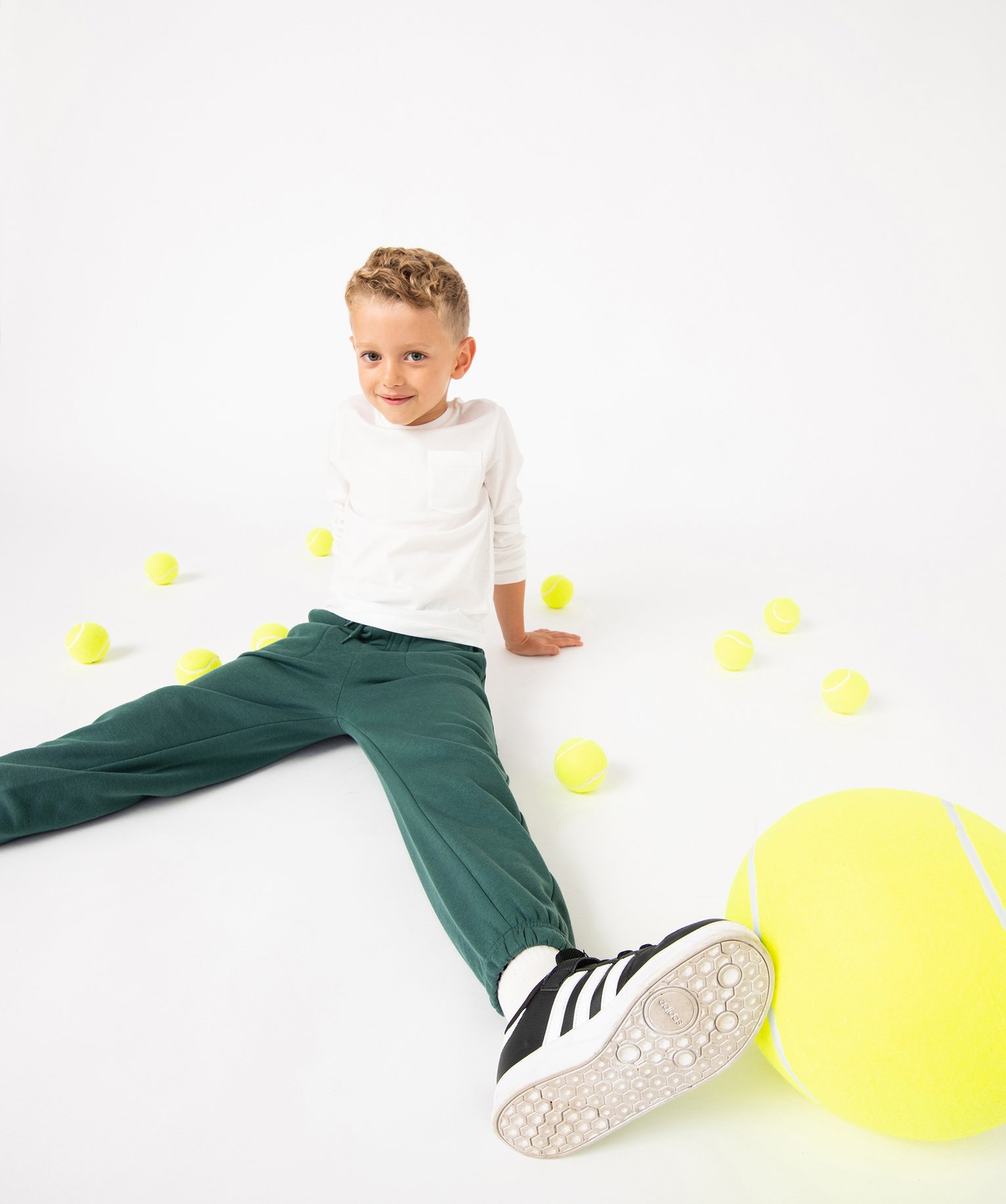 Pantalon de jogging molletonné Garçon vert | GEMO