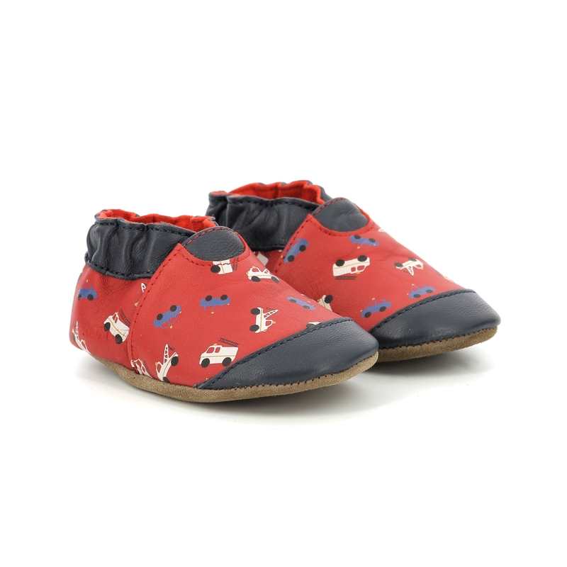 Chaussons cuir tannage vegetal Super Cars