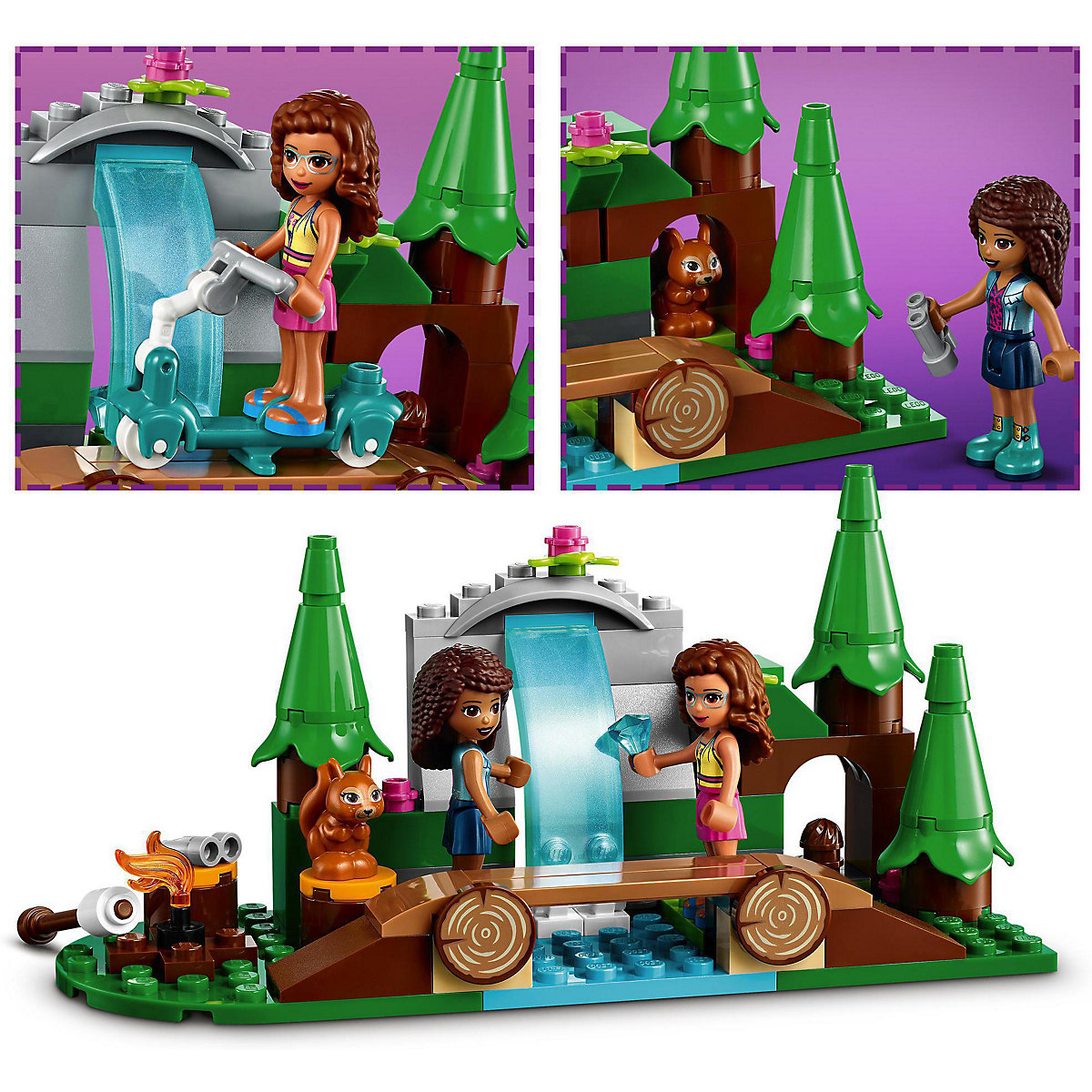 LEGO® Friends 41677 Wasserfall im Wald