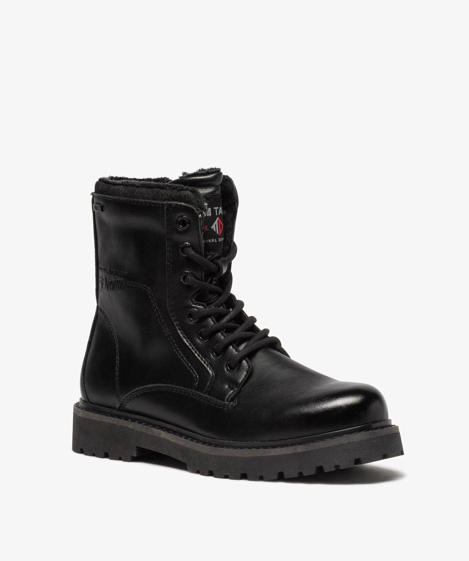 Boots homme unies à semelle crantée – Tom Tailor | GEMO