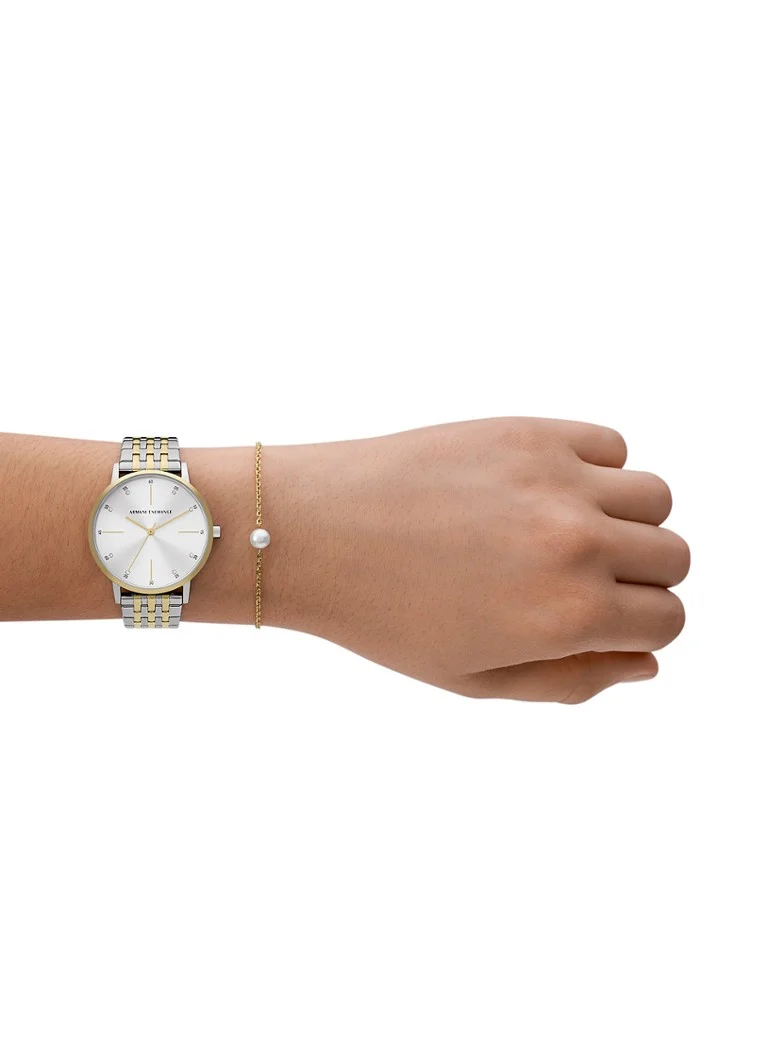 Set ceas și brățară Armani Exchange AX7156SET (2 piese)