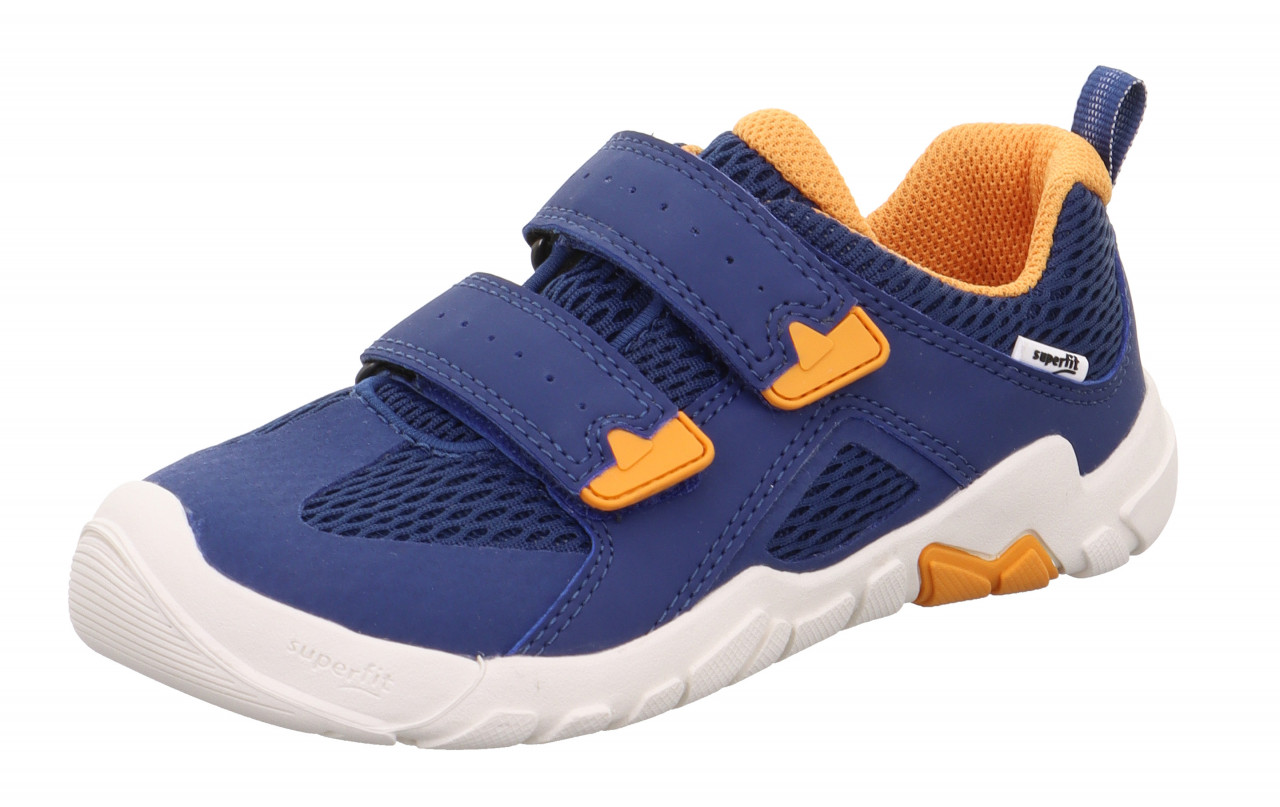 TRACE - Blau/OrangeSneaker low mit Klettverschluss