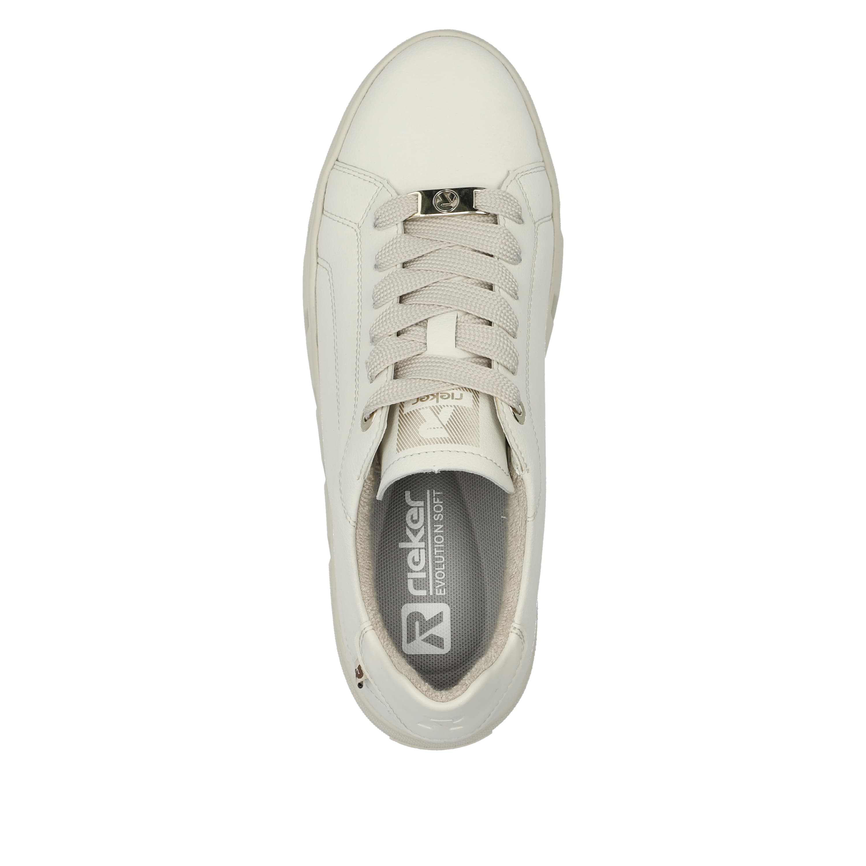 Rieker Damen Sneaker Low frost white