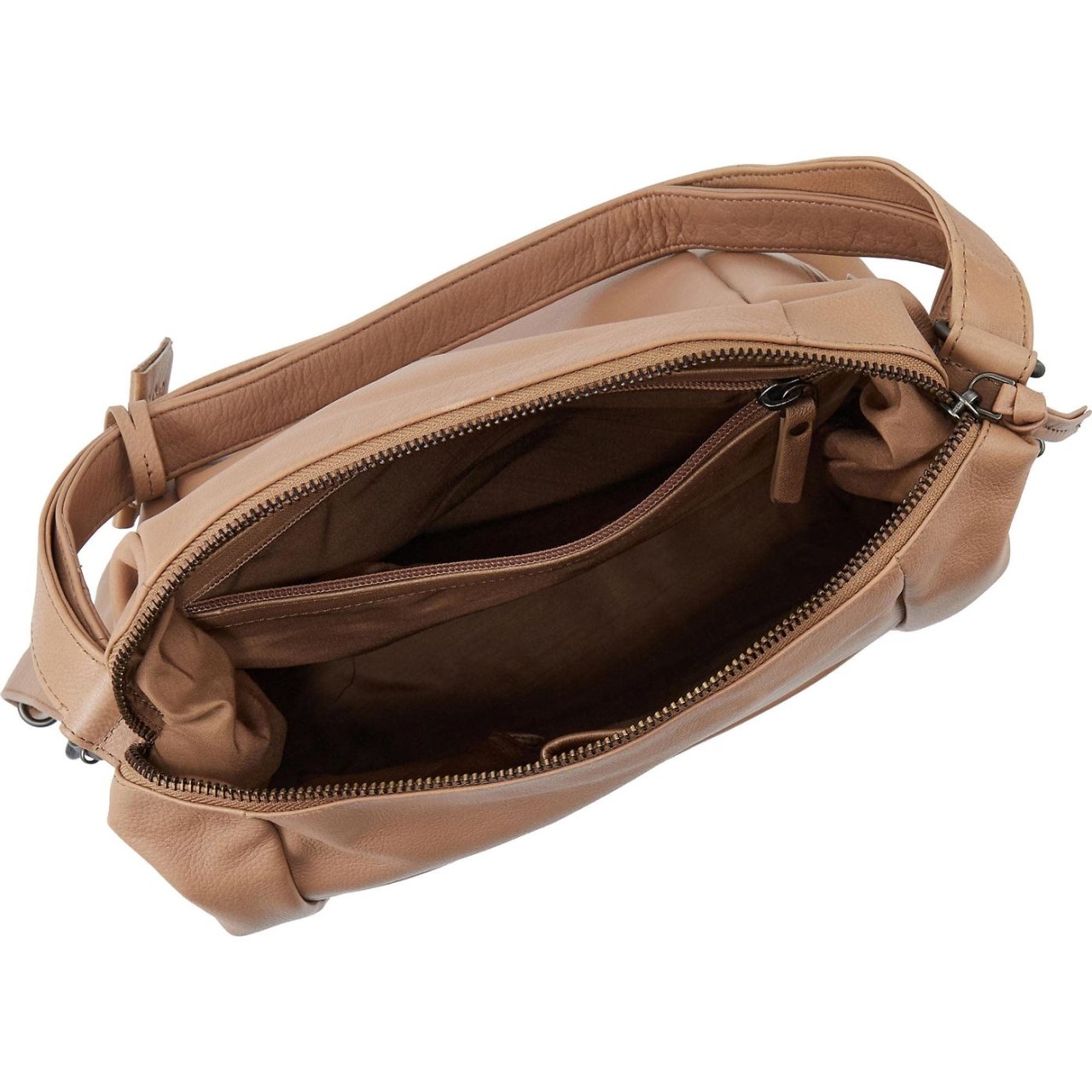 BURKELY Handtaschen taupe Rucksack-Beutel