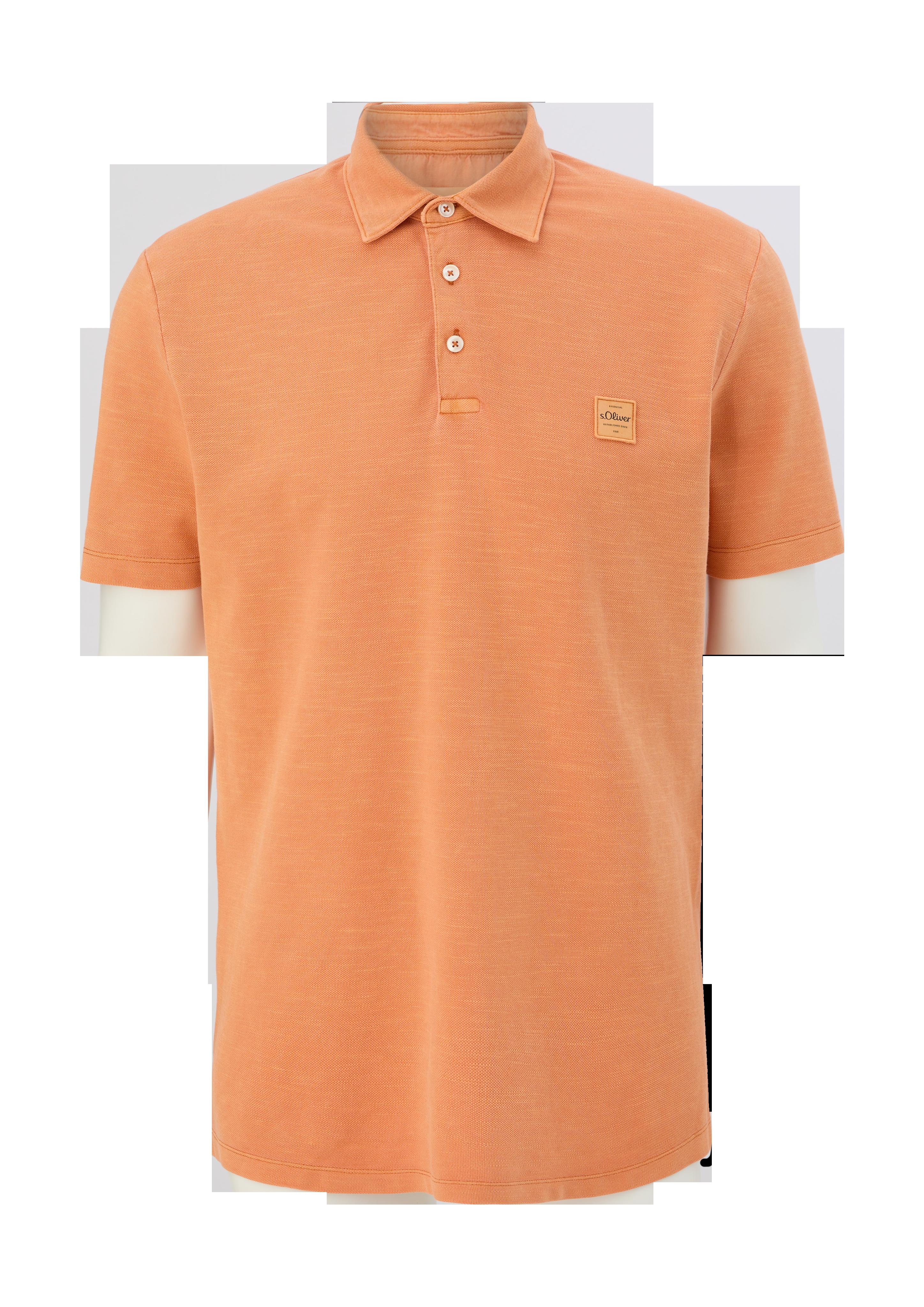 Poloshirt mit Label-Patch  2129485-2258