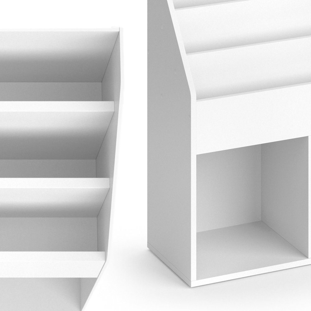 Vicco Bücherregal Kinderregal Spielzeugablage LUIGI Weiß
