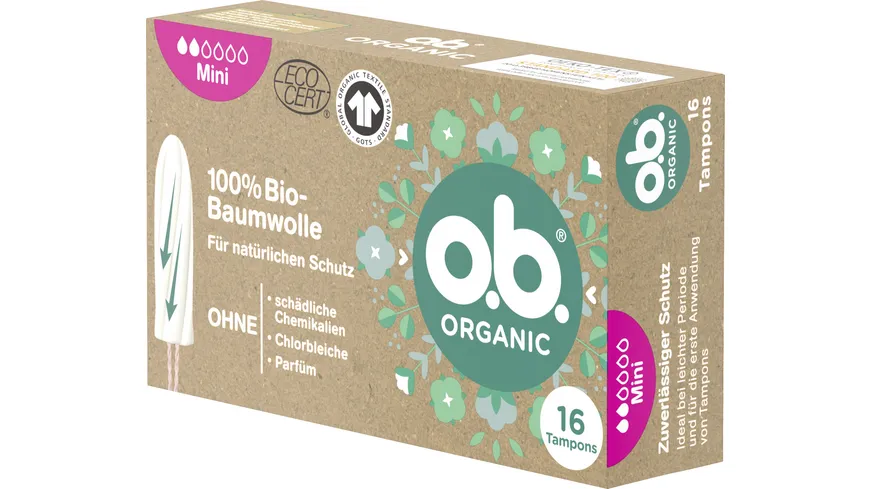 O.B. ORGANIC BIO TAMPON MINI 16ER