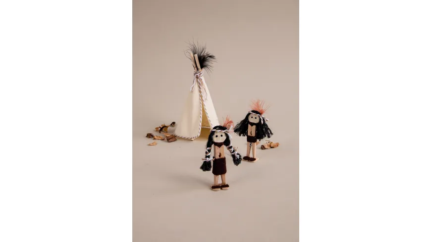 Rayher Mini Holzwäscheklammern natur 2,5cm 48 Stück