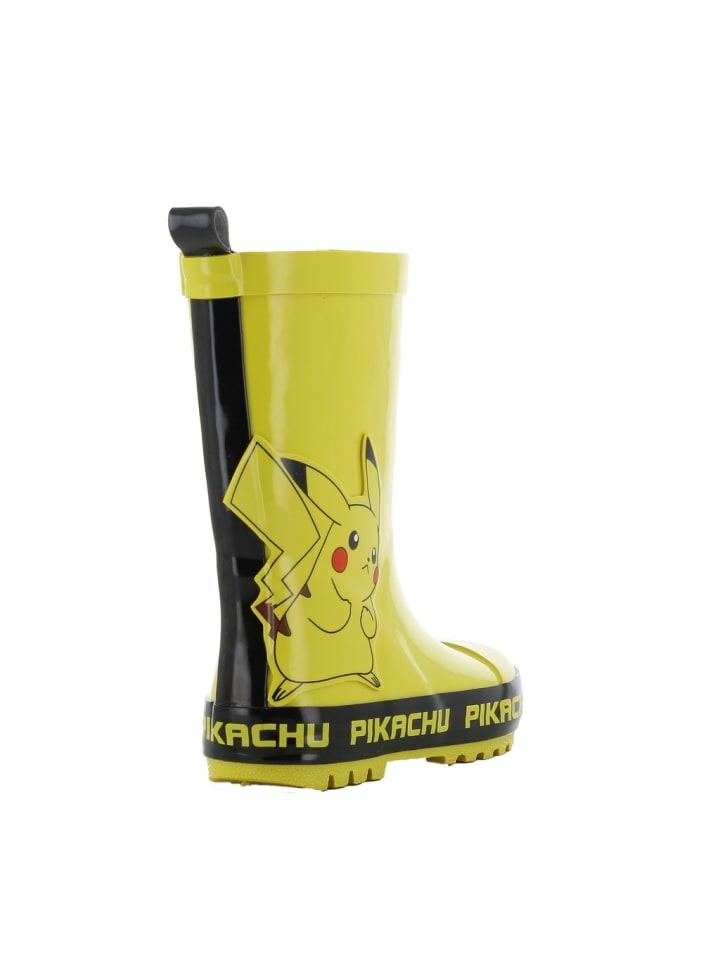 Pokémon Gummistiefel mit Pokémon Motiv, in Gelb, mit Piikachu günstig kaufen