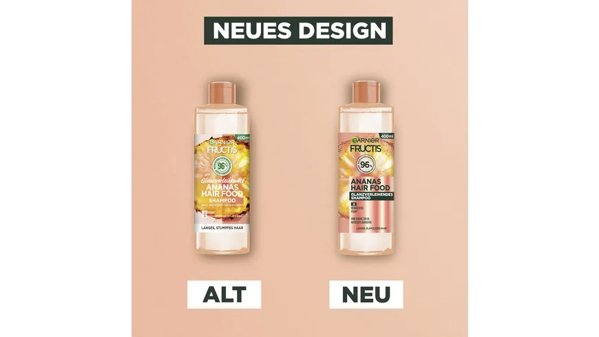 Garnier Fructis Shampoo HARIFOOD Ananas 400 ml